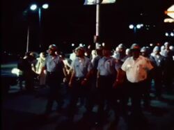 Violence against protesters at 1968 DNC Stock Footage