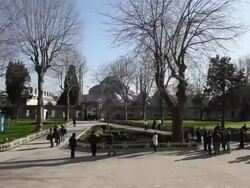 Gardens, Istanbul, Turkey Stock Footage