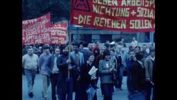 GS 27 10 82 TRADE UNION DEMONSTRATION AGAINST SOCIAL CUTS AND CRUISE MISSILES News Clip