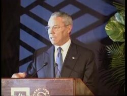 Talks, briefing + protests News Clip