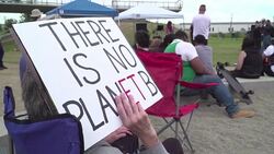 CLEAN : Dozens protest in Los Angeles against Trumps climate policies News Clip