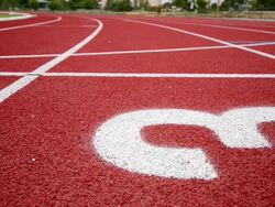 Track running Stock Footage