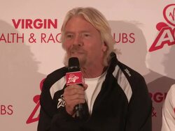 INTERVIEW - Richard Branson on a handicap system Stock Footage