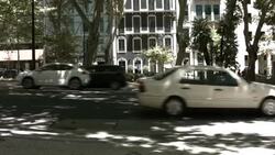 Avenida da Liberdade in Lisbon Stock Footage