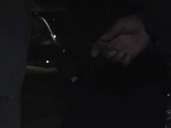 April 3 2009 WS ZI Mexican police officers arresting people on street, Juarez, Chihuahua, Mexico, AUDIO Stock Footage