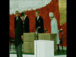 SYND 16-5-72 OKINAWA REVERTS TO JAPAN IN CEREMONY ATTEDNED BY US VICE-PRESIDENT AGNEW News Clip