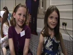 Girls attend "princess boot camp" Instructional Video