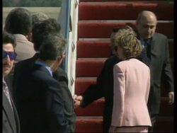 USA: EGYPTIAN PRESIDENT HOSNI MUBARAK VISIT News Clip