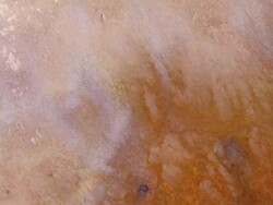 Aerial Dead Sea salt formations, Israel, southern Judea Desert Stock Footage