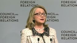 Clinton addresses Council on Foreign Relations on last day as US Sec of State News Clip