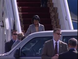 US Secretary of State, Defence Sec arrive News Clip