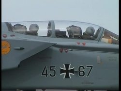 Six German Tornados arrive to join NATO operation in south of country News Clip
