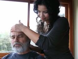 Hand On Forehead Stock Footage