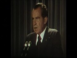 SYND 30-5-74 NIXON SPEAKS IN WASHINGTON ABOUT DISENGAGEMENT AGREEMENT BETWEEN ISRAEL AND SYRIA News Clip