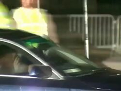 Michael Jackson Private Viewing For Invited Guests At Forest Lawn Cemetery Stock Footage