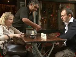 Coffee shop in Brussels, Brussels, Belgium Stock Footage