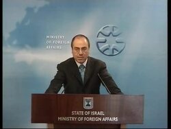 Shalom and Shaath meet, protest in Nablus, Arafat talks with PLO News Clip