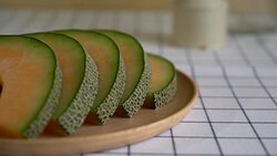 cantaloupe melon Stock Footage