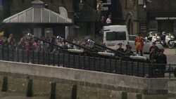 CLEAN : British army salutes royal birth News Clip