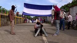 CLEAN : Nicaragua town accuses military in complicity in repression News Clip