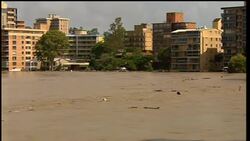 Australia - Queensland floods News Clip