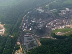 Coal Mining Aerial Stock Footage