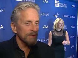INTERVIEW - Michael Douglas on supporting the cause and Sean Penn at 3rd Annual Sean Penn & Friends 'Help Haiti Home' Gala Presented By Giorgio Armani To Benefit J/P Haitian Relief Organization Stock Footage