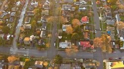 Aerial Oregon Portland Stock Footage