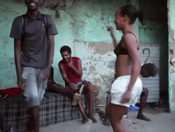 Favela of Mangueira Backdrop of Maracana Stadium In Rio De Janeiro Stock Footage