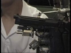 THAILAND: WORLDS FIRST ARMED ROBOT SECURITY GUARD News Clip