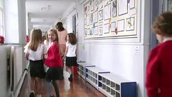 On route to next lesson Stock Footage