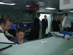 George Osborne on board ship meeting Navy personnel News Clip