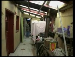 33 people share single dwelling in town devastated by quake News Clip