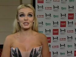 INTERVIEW Katherin Jenkins on being a Take That fan at the Help The Heroes Concert at London England. (Footage by WireImage Video/GettyImages) Stock Footage