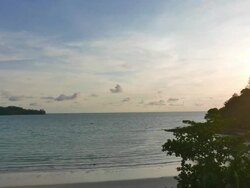 HD Sunset on the beach Stock Footage