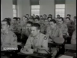 US Air force training class room Instructional Video