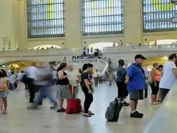 TIME LAPSE, Grand Hall of Grand Central Station Stock Footage