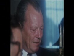 SYND 25 6 75 FORMER WEST GERMAN CHANCELLOR, WILLY BRANDT, MEETS YUGOLSLAVIAN PRESIDENT, JOSIP TITO News Clip