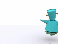 3D Robot Animation Stock Footage