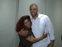 Chaka Khan (L) and Prophet Walker at Music Icon Chaka Khan & 'Hangover' Movies Producer Scott Budnick Unveil Pilot Program For Incarcerated Youth in Los Angeles, CA on 6/28/12 Stock Footage