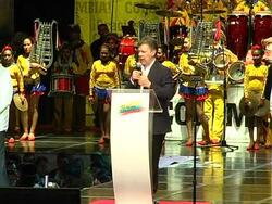 CLEAN: Santos scores big win in Colombia's presidential runoff News Clip