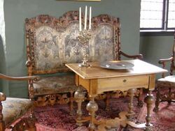 Antique furniture (HD) Stock Footage