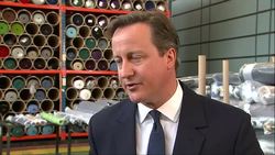 Cameron reinforces support for Trident project News Clip