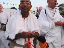 Janmashtami Festival The Largest Hindu festival Outside India Stock Footage