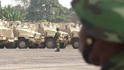 CLEAN : US donates 24 mine resistant vehicles to Nigeria News Clip