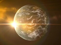 zoom to earth through eye Stock Footage