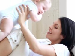 Mother and Son Stock Footage