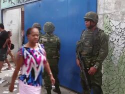 Voting Takes Place in Rio's Favela Communities Stock Footage