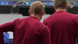 Russian Football Team Training for Euro 2016 Match News Clip