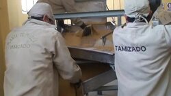 Peru, production of brown sugar Stock Footage